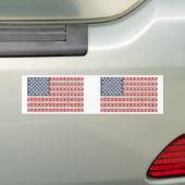 Amerikaanse piratenvlag bumpersticker (Op auto)