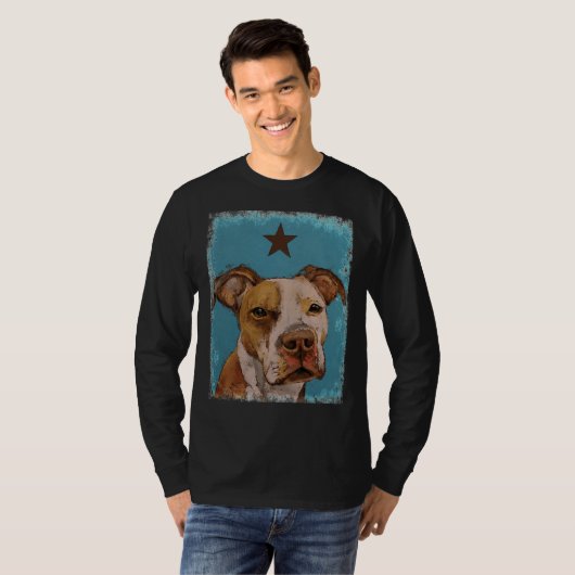 Amerikaanse Pit Bull 1 T-shirt (Voorkant volledig)