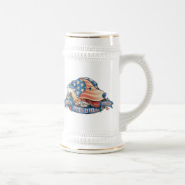 Amerikaanse Pit Bull Terrier Bierpul