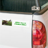 Amerikaanse Pit Bull Terrier Bumpersticker (Op Truck)