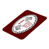 Amerikaanse Pit Bull Terrier Dog Magneet (Linkerzijde)