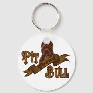 Amerikaanse Pit Bull Terrier Dog Sleutelhanger
