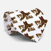 Amerikaanse Pit Bull Terrier Dog Stropdas (Opgerold)