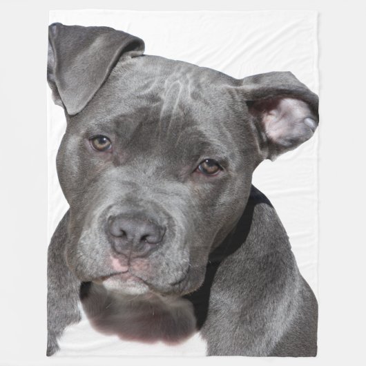Amerikaanse Pit Bull Terrier Fleece Deken (Voorkant)