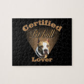 Amerikaanse Pit Bull Terrier Gifts Legpuzzel (Horizontaal)