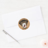 Amerikaanse Pit Bull Terrier Gifts Ronde Sticker (Envelop)