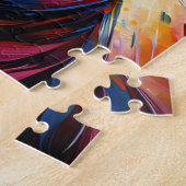 Amerikaanse Pit Bull Terrier Hond Acrylprint Legpuzzel (Zijkant)