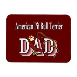 Amerikaanse Pit Bull Terrier Hond Papa Magneet
