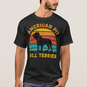 Amerikaanse Pit Bull Terrier Hondenliefhebbers Sun T-shirt