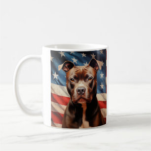 Amerikaanse Pit Bull Terrier Koffiemok