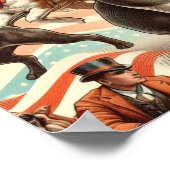  Amerikaanse Pit Bull Terrier Kunst Poster (Hoek)