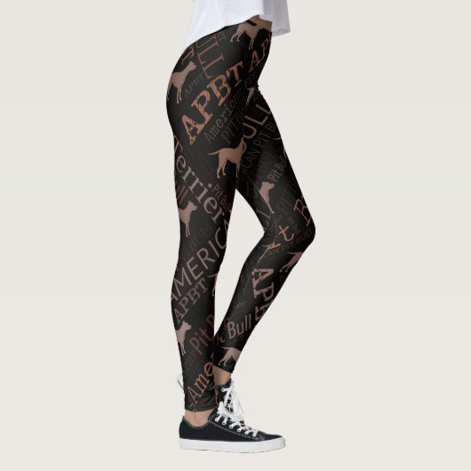 Amerikaanse Pit Bull Terrier Leggings (Rechts)