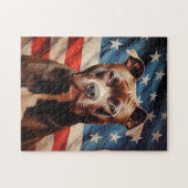 Amerikaanse Pit Bull Terrier Legpuzzel (Horizontaal)