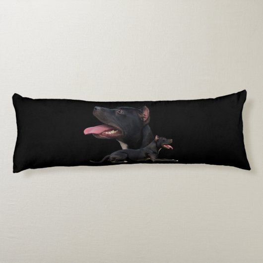 Amerikaanse Pit Bull Terrier Lichaamskussen (Achterkant)