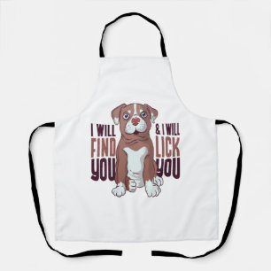 Amerikaanse Pit Bull Terrier Puppy Dog Schort