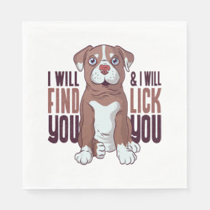 Amerikaanse Pit Bull Terrier Puppy Dog Servet
