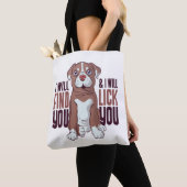 Amerikaanse Pit Bull Terrier Puppy Dog Tote Bag (Dichtbij)
