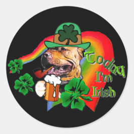 Amerikaanse Pit Bull Terrier Ronde Sticker
