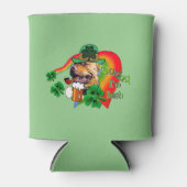 Amerikaanse Pit Bull Terrier Saint Patricks Day Blikjeskoeler (Voorkant)