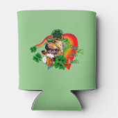 Amerikaanse Pit Bull Terrier Saint Patricks Day Blikjeskoeler (Achterkant)