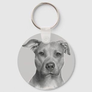 Amerikaanse Pit Bull Terrier Sleutelhanger