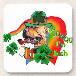 Amerikaanse Pit Bull Terrier St. Patricks Bier Onderzetter