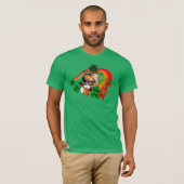 Amerikaanse Pit Bull Terrier St. Patricks T-shirt (Voorkant volledig)
