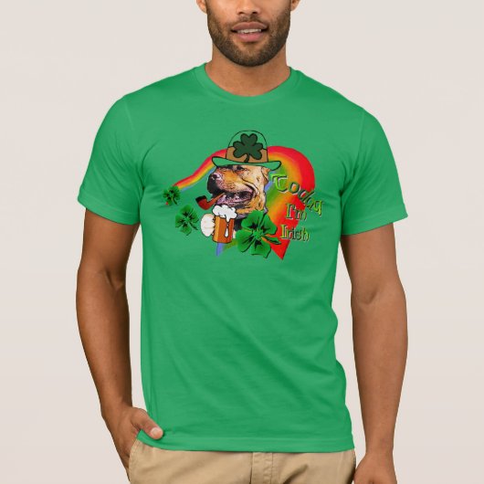 Amerikaanse Pit Bull Terrier St. Patricks T-shirt (Voorkant)