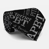 Amerikaanse Pit Bull Terrier Stropdas (Opgerold)