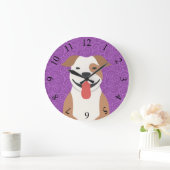 Amerikaanse Pit Bull Terrier Wall klok (Huis)