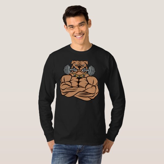 Amerikaanse Pit Bull Terrier Werken Pit Bull Wei T-shirt (Voorkant volledig)