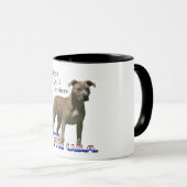 Amerikaanse Pit Bull Terriers : Mok (Voorkant rechts)