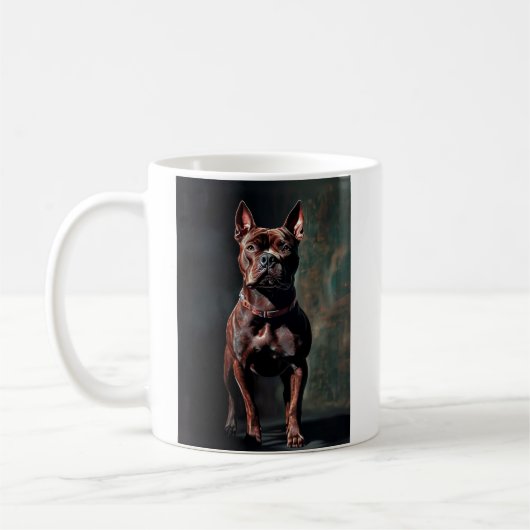 Amerikaanse pit-stier koffiemok (Links)