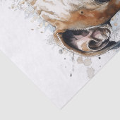 Amerikaanse Pitbull Dog Tissuepapier (Detail)