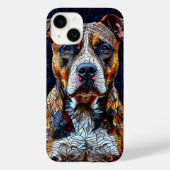 Amerikaanse Pitbull Esthetiek Dier Trouwe Huisdier Case-Mate iPhone Case (Achterkant)