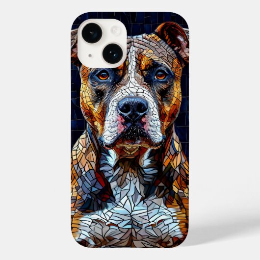 Amerikaanse Pitbull Esthetiek Dier Trouwe Huisdier Case-Mate iPhone Case (Achterkant)