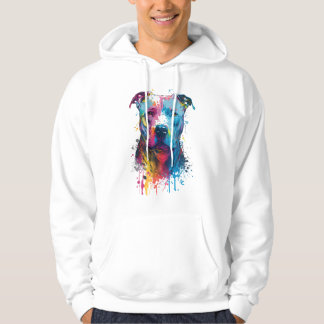 Amerikaanse Pitbull - Graffiti Ink Splash Hoodie
