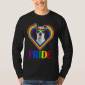 Amerikaanse Pitbull Rainbow Pride T-shirt (Voorkant)