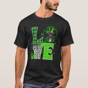 Amerikaanse Pitbull Shamrock Lucky C Ierse St. Pat T-shirt