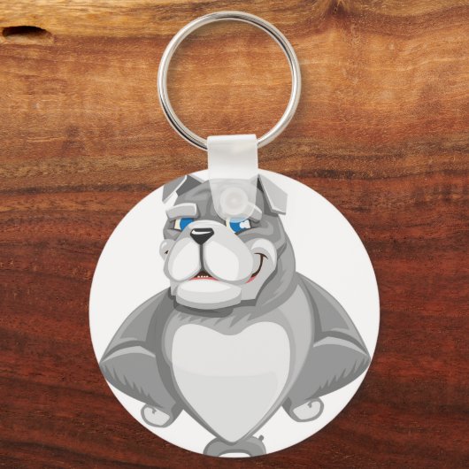 Amerikaanse pitbull sleutelhanger (Voorkant)