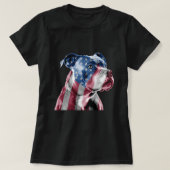 Amerikaanse Pitbull Terrier Hondenliefhebber Dier  T-shirt (Design voorkant)