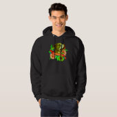 Amerikaanse Pitbull Terrier Sticker Hoodie (Voorkant volledig)