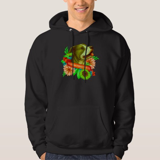 Amerikaanse Pitbull Terrier Sticker Hoodie (Voorkant)