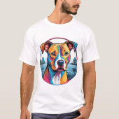 Amerikaanse Pitbull Terrier T-shirt (Voorkant)