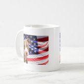 Amerikaanse Pitbullpuppy Koffiemok (Voorkant links)
