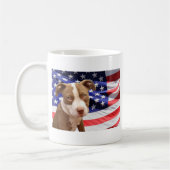 Amerikaanse Pitbullpuppy Koffiemok (Links)