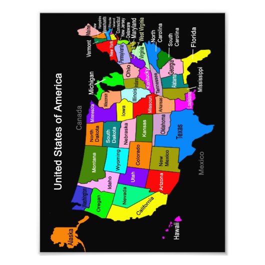 Amerikaanse platenfoto's foto afdruk (Voorkant)