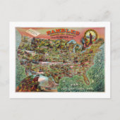  Amerikaanse plattegronden Briefkaart (Voorkant)