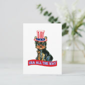 Amerikaanse Poep Briefkaart (Staand voorkant)