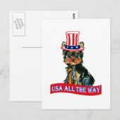 Amerikaanse Poep Briefkaart (Voorkant / Achterkant)